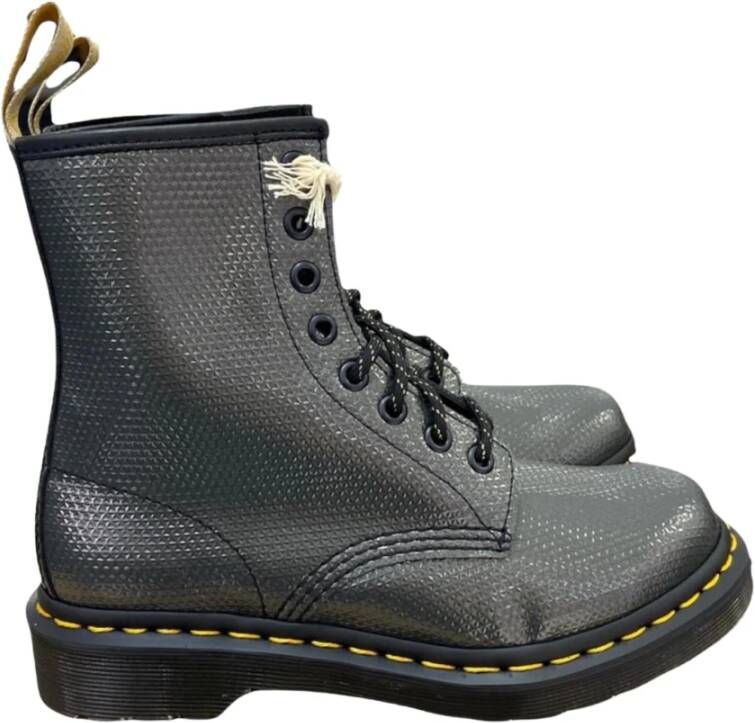 Dr. Martens Vegan Alumix Hex Emboss Laarzen Black Dames