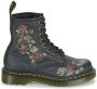 Dr. Martens Vervallen Rozen Klassieke Zwarte Laarzen Black - Thumbnail 2