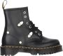 Dr. Martens Zwarte Enkellaarzen Casual Gesloten Platte Black Dames - Thumbnail 1