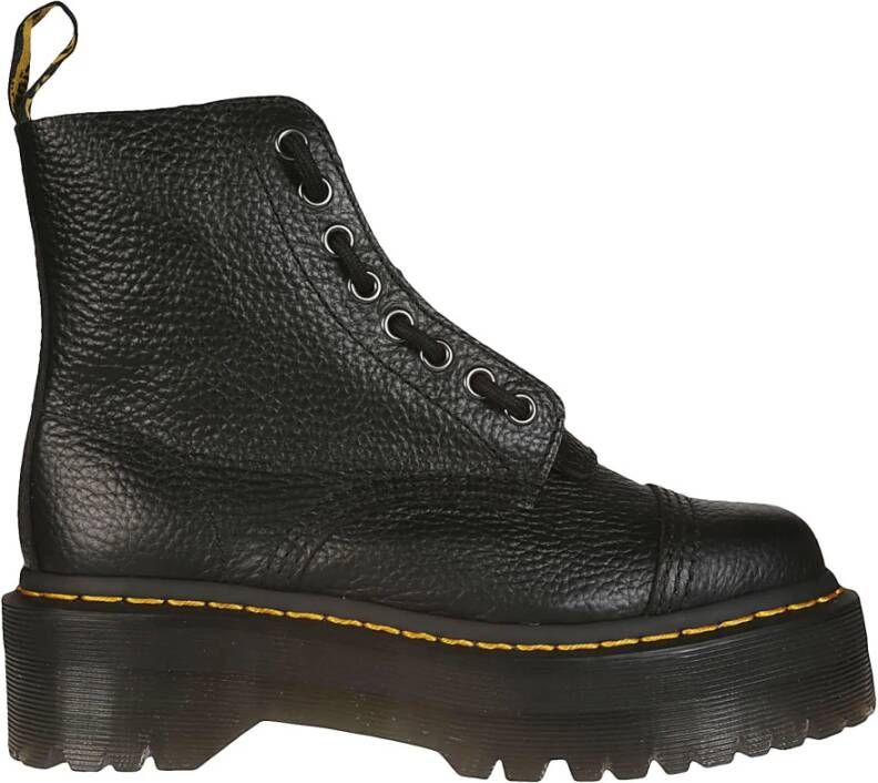 Dr. Martens Veters Anfibio Nappa Ritslaarzen Black Dames