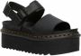 Dr Martens Voss Quad Platform Sandals Dr. Martens Zwart Dames - Thumbnail 7