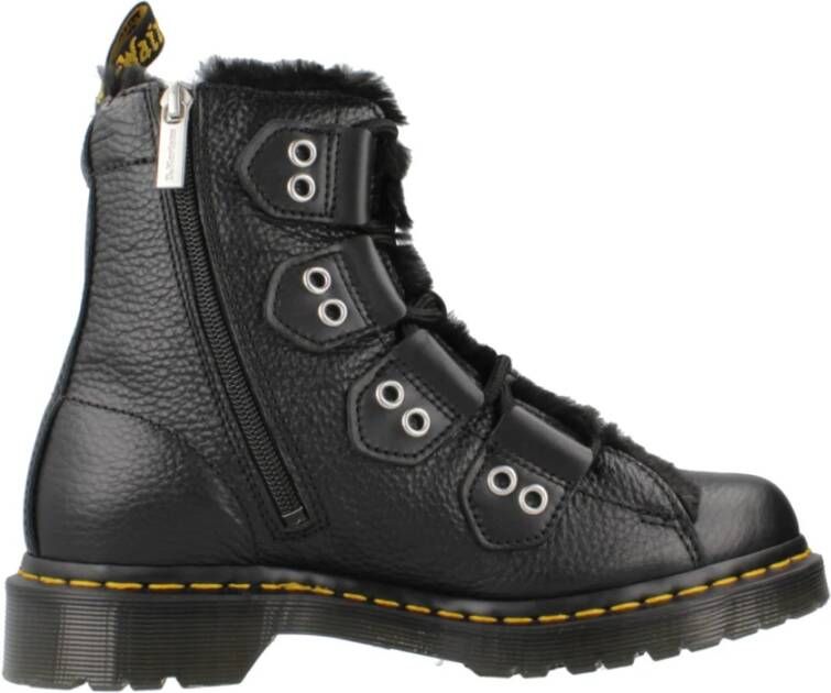 Dr. Martens Winterlaarzen met LTT FL-stijl Black Dames