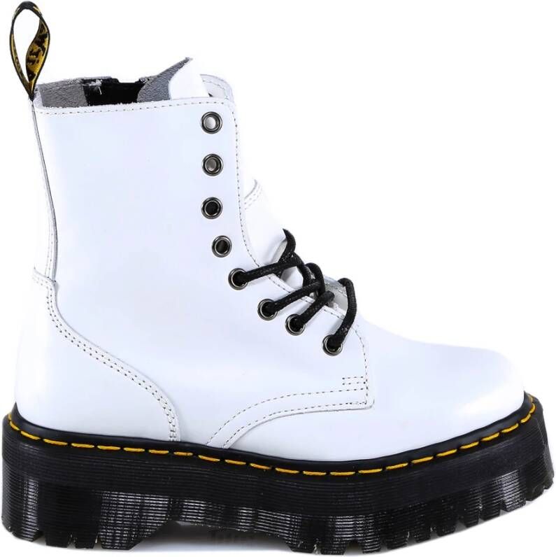 Dr. Martens Witte Enkellaarzen Aw23 White Dames