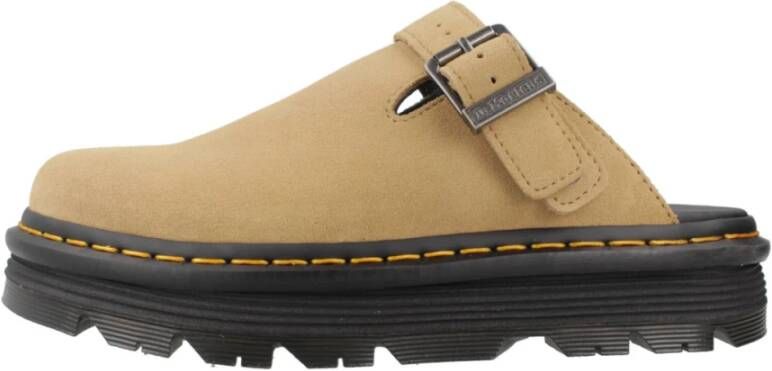 Dr. Martens Zebzag Mule E H Suede Sandalen beige zwart