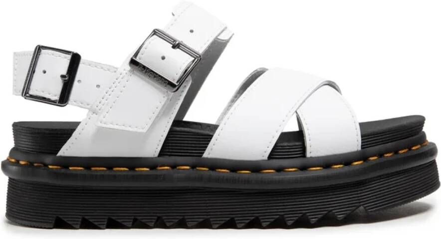 Dr. Martens Ziggy Platform Sandalen White Dames