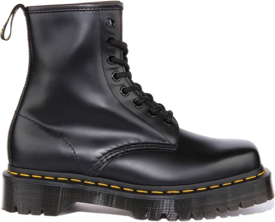 Dr. Martens Zwarte Bex Vierkante Neus Laarzen Black Dames