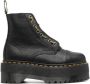 Dr. Martens Zwarte Leren Veterschoenen voor Vrouwen Black Dames - Thumbnail 23