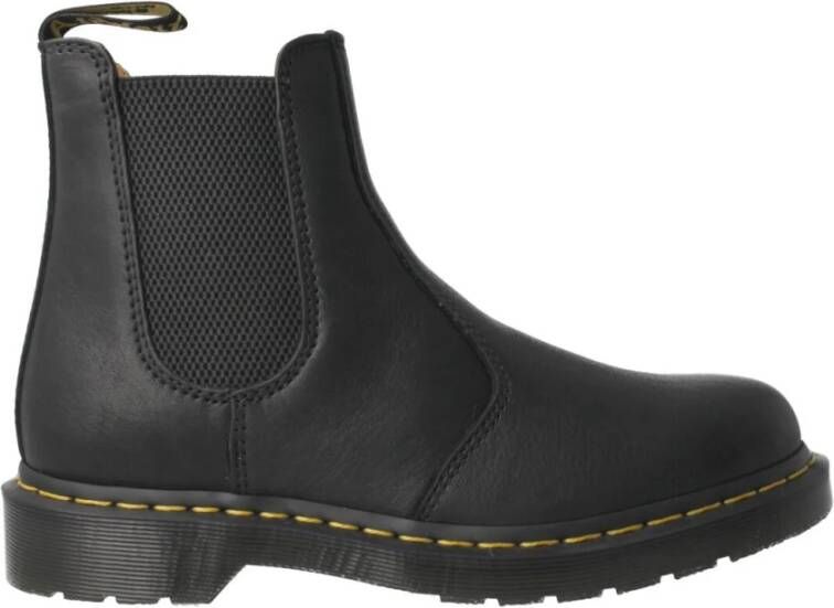 Dr. Martens Zwarte Chelsea-laars met Ambassador-leer Black Heren