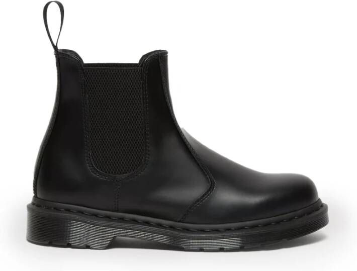 Dr. Martens Zwarte Chelsea Laarzen Klassieke Stijl Black Heren