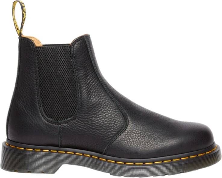 Dr. Martens Zwarte Chelsea-laarzen voor stijlvolle uitjes Black Heren