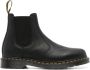 Dr. Martens Zwarte Chelsea Leren Enkellaarzen Black Heren - Thumbnail 2