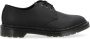 Dr. Martens Zwarte Gehamerde Leren Derby Schoen Black Heren - Thumbnail 1