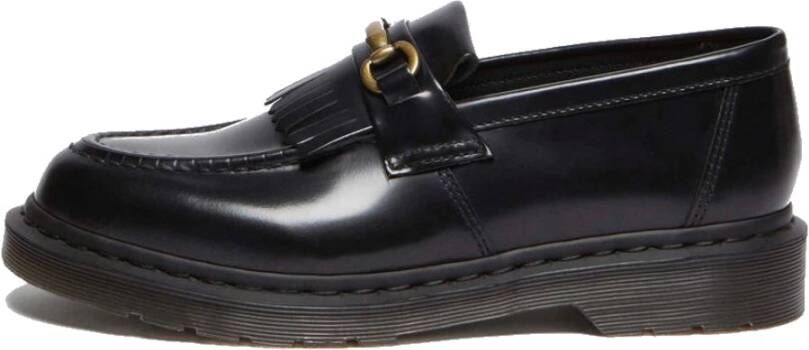 Dr. Martens Zwarte Gepolijste Gladde Snaffle Schoenen Black Heren