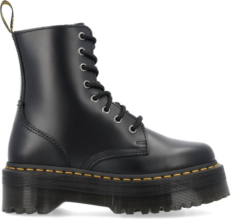 Dr. Martens Zwarte Gesloten Jadon Platformlaarzen Black Heren