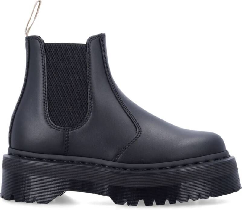 Dr. Martens Zwarte Gesloten Platform Chelsea Laarzen Black Dames