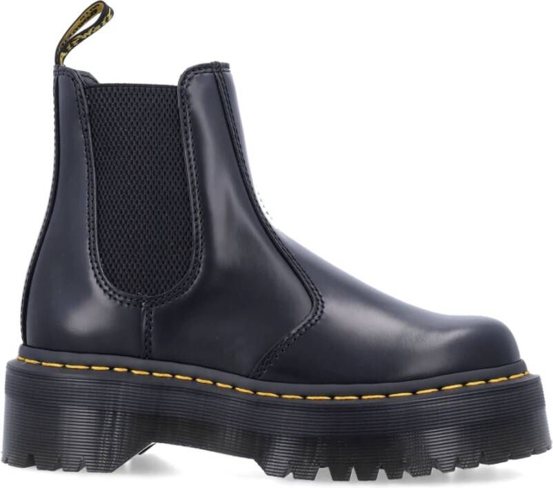 Dr. Martens Zwarte Gesloten Schoenen Beatle Quad Laarzen Black Dames