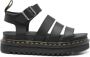 Dr. Martens Zwarte Gesp Sandalen Plateauzool Black Dames - Thumbnail 1