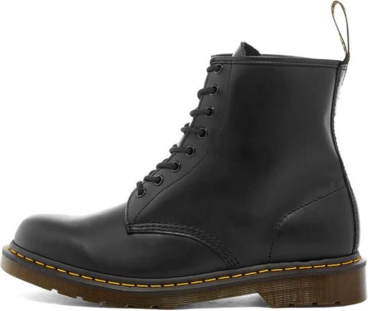 Dr. Martens Zwarte gladde 1460 laarzen Black Dames