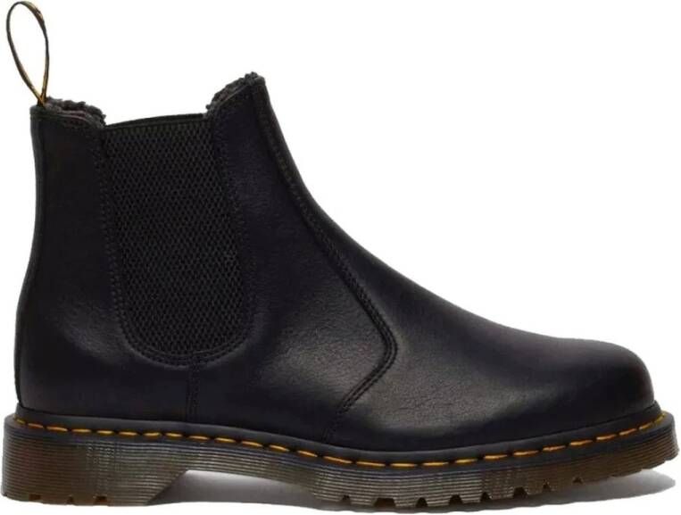 Dr. Martens Zwarte Grizzly Enkellaarzen voor Mannen Black Heren