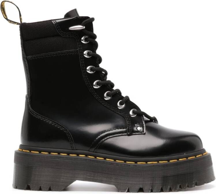 Dr. Martens Zwarte Jadon HDW II Leren Enkellaarzen Zwart Dames