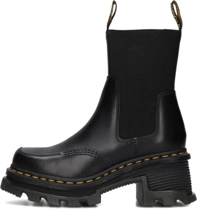 Dr. Martens Zwarte leren enkellaarzen Black Dames