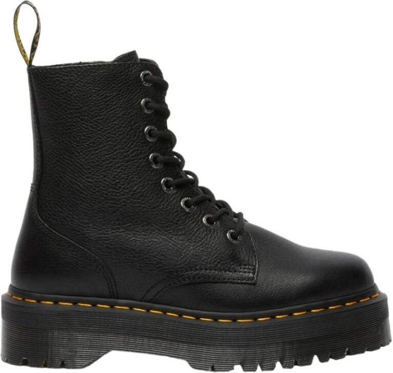 Dr. Martens Zwarte leren enkellaarzen Black Dames