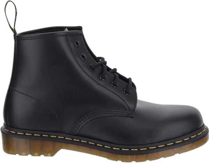 Dr. Martens Zwarte Leren Enkellaarzen Black Heren