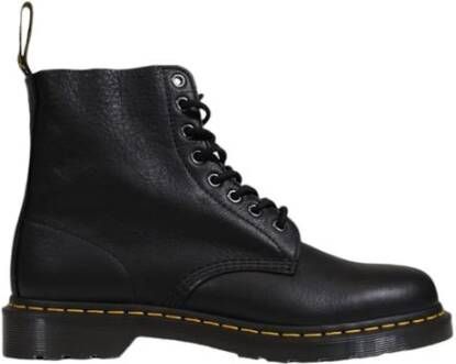 Dr. Martens Zwarte Leren Laarzen voor Mannen Black Heren