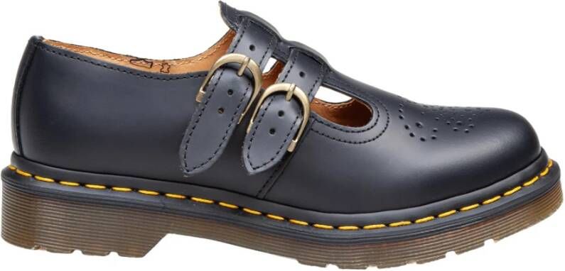 Dr. Martens Zwarte Leren Mary Jane Schoenen Black Dames