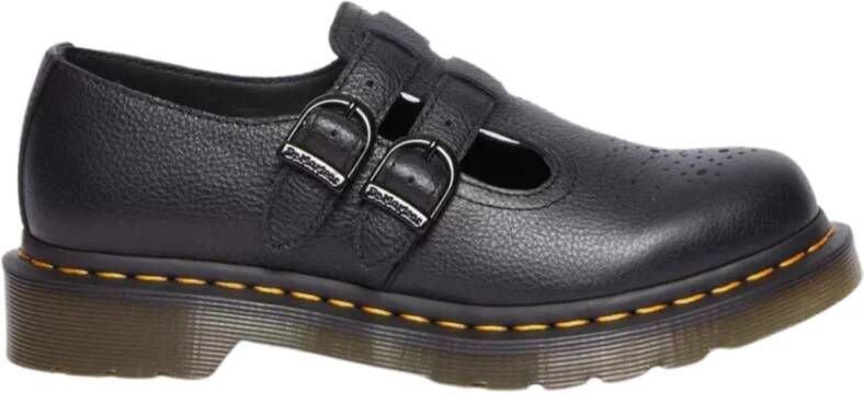 Dr. Martens Zwarte Leren Mary Jane Schoenen Black Dames