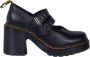 Dr. Martens Zwarte leren Mary Jane schoenen met hak Black Dames - Thumbnail 1