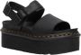 Dr Martens Voss Quad Platform Sandals Dr. Martens Zwart Dames - Thumbnail 1