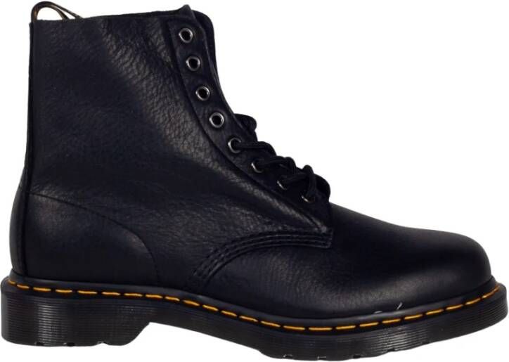 Dr. Martens Zwarte leren veterschoenen Black Heren