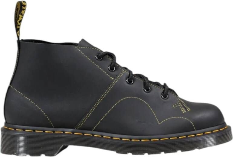 Dr. Martens Leren Herenlaarzen Lente Zomer Collectie Black Heren