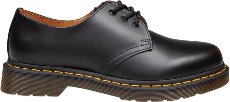 Dr. Martens Zwarte Leren Vetersneakers Black Heren