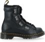 Dr. Martens Zwarte Milled Nappa Leren Laarzen Black Dames - Thumbnail 1