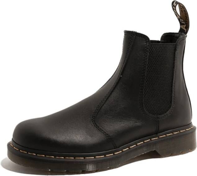 Dr. Martens Zwarte Nappa Leren Chelsea Laarzen Black Heren