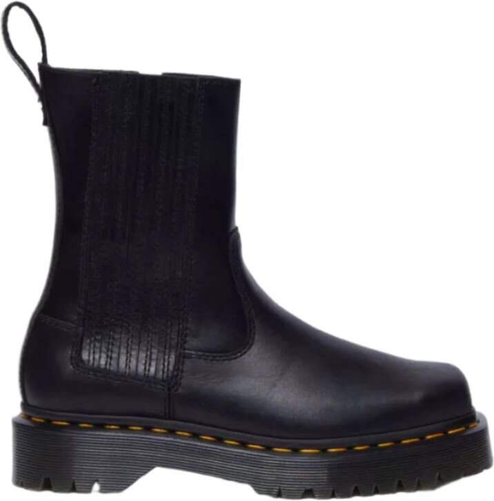 Dr. Martens Zwarte Orleans Laars met Vierkante Neus Black Dames