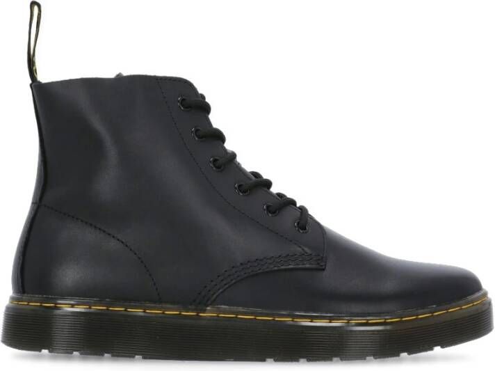 Dr. Martens Zwarte Pebble Leren Laarzen voor nen Zwart