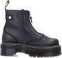 Dr. Martens Zwarte platformlaarzen met gele stiksels Black Dames - Thumbnail 1