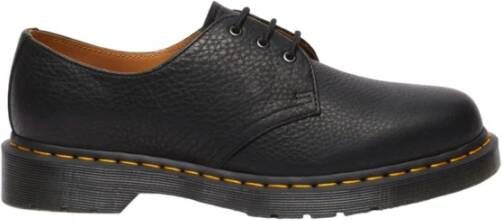 Dr. Martens Zwarte platte schoenen Ambassador leer Black Heren