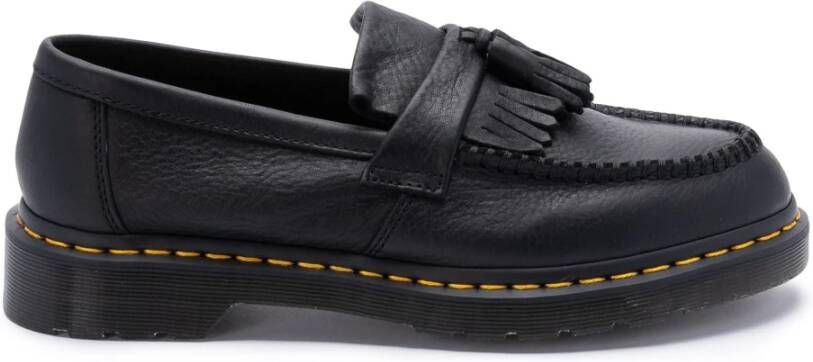 Dr. Martens Zwarte platte schoenen met Adrian Tassel Black Heren