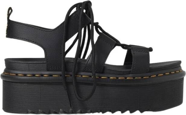 Dr. Martens Zwarte Sandalen voor Stijlvolle Voeten Black Dames