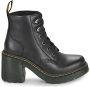 Dr. Martens Zwarte Sendal Dames Enkellaarzen Black Dames - Thumbnail 1