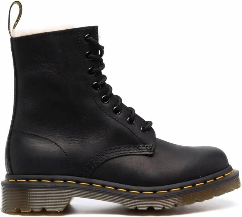 Dr. Martens Zwarte Serena Laarzen Black Dames