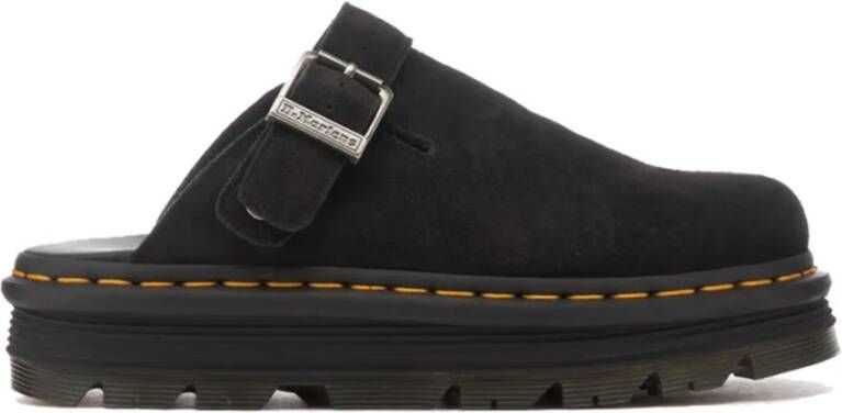 Dr. Martens Zwarte Suède Enkellaarzen Black Heren