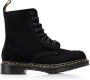 Dr. Martens Zwarte Suède Platform Veterschoenen Black Dames - Thumbnail 1