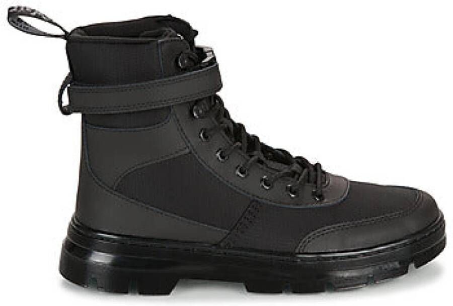 Dr. Martens Zwarte Tech Combs Laarzen voor Mannen Black Heren