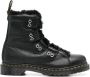 Dr. Martens Zwarte Veterschoenen met Faux-Fur Voering Black Dames - Thumbnail 1