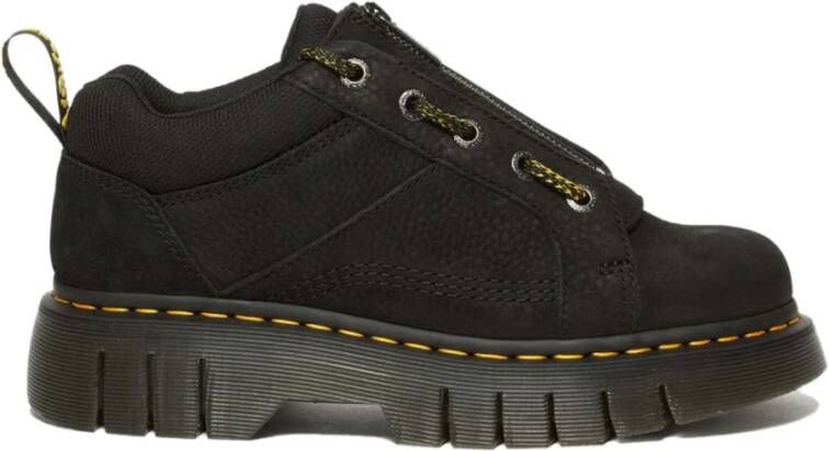 Dr. Martens Low-Top Sneakers Woodward Hiker Lo Zip 6-eye Shoes in zwart